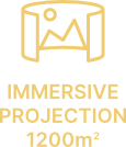 immersive Immersive projektion 1200 m2